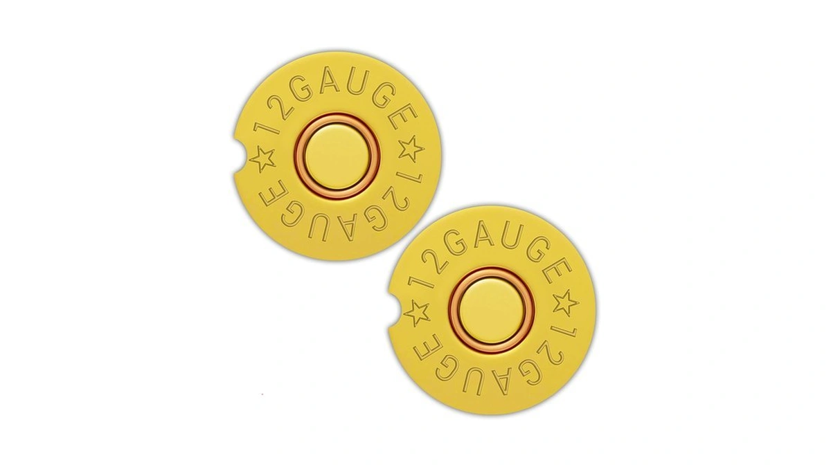 12 Gauge Car Coasters For Cup Holders - 2 Pack