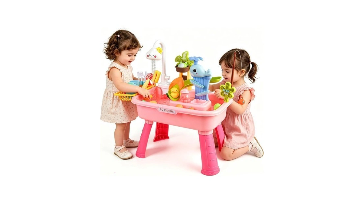 Dtadvlo Upgraded Toddler Sand Water Table Toy With Electric Water