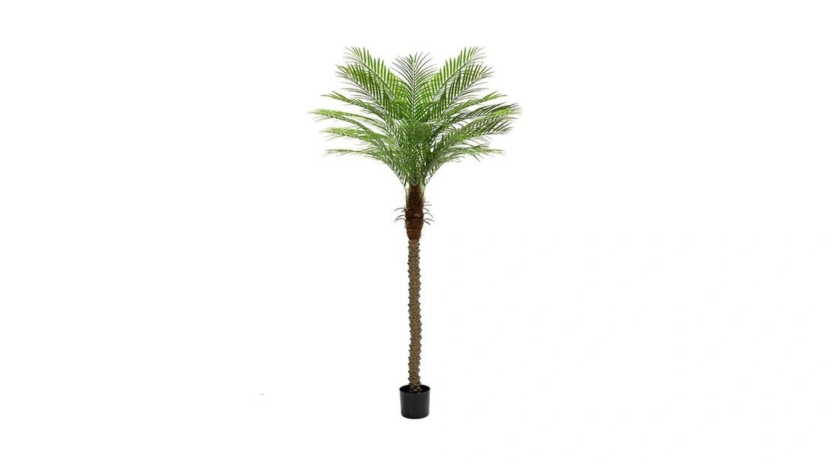 Zeeoze 7ft Artificial Phoenix Palm Tree Tall Artificial Palm Trees