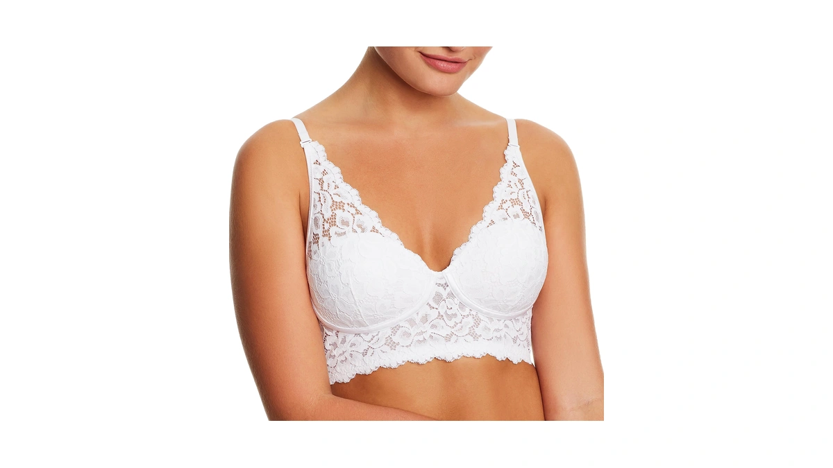 Maidenform Pure Comfort Lace Bralette Padded ...
