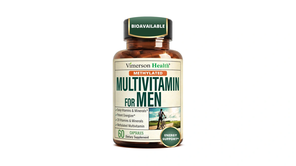 Multivitamin For Men – Methylated Multivitamin – Energy & Focus