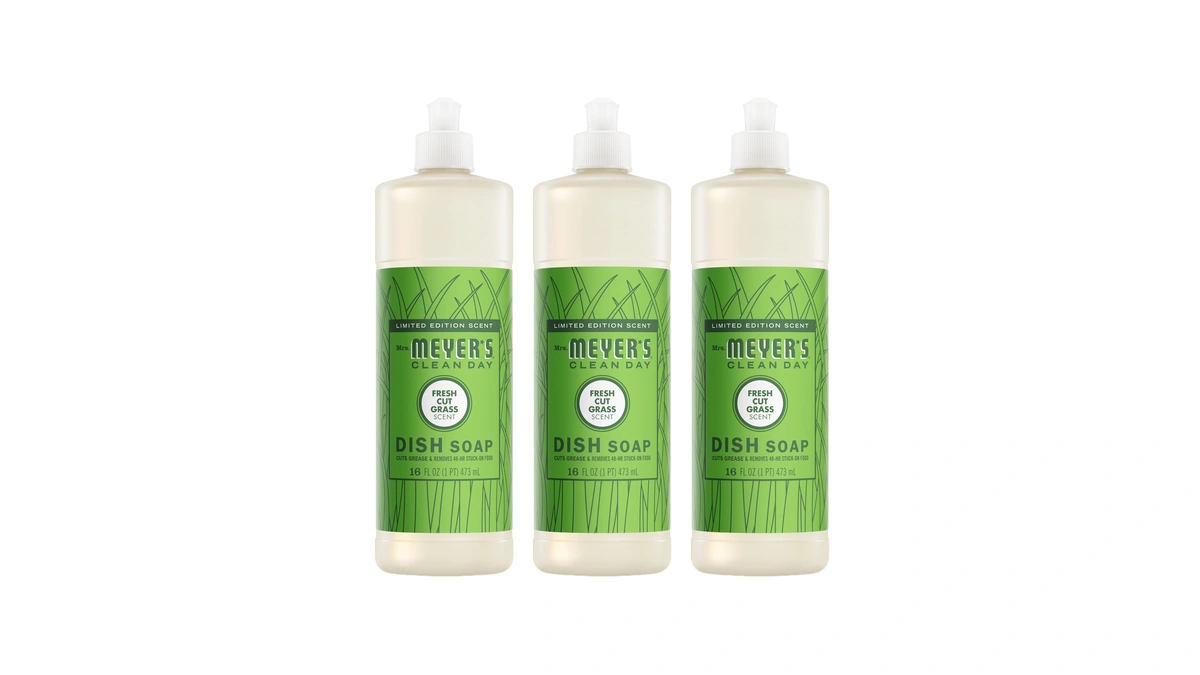 Mrs. Meyer's Clean Day Liquid Dish Soap, Fresh Cut Grass,