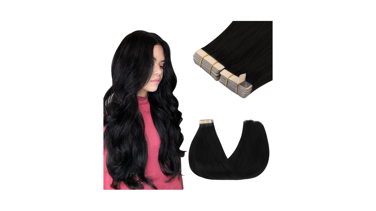Goo Goo Tape In Hair Extensions Human Hair 22" 40pcs