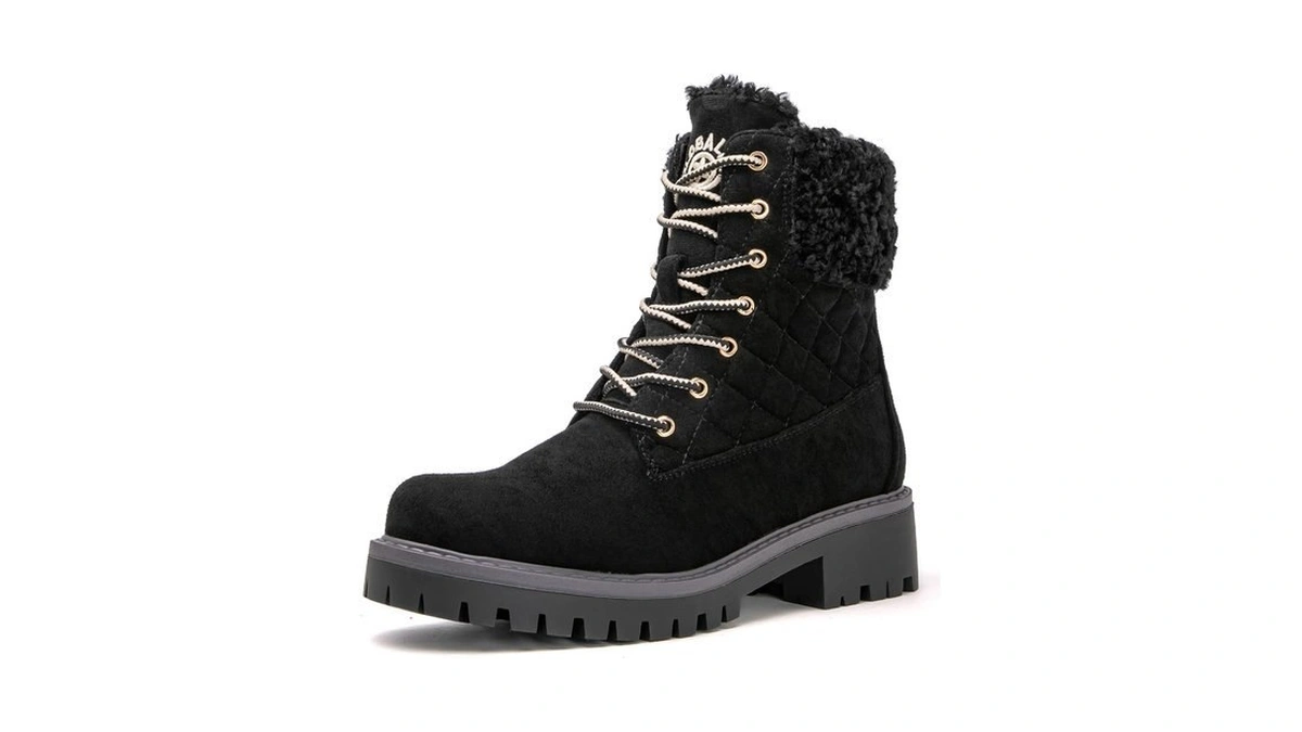Globalwin Women's Fall Winter Ankle Boots Fashion Combat Boots Lace