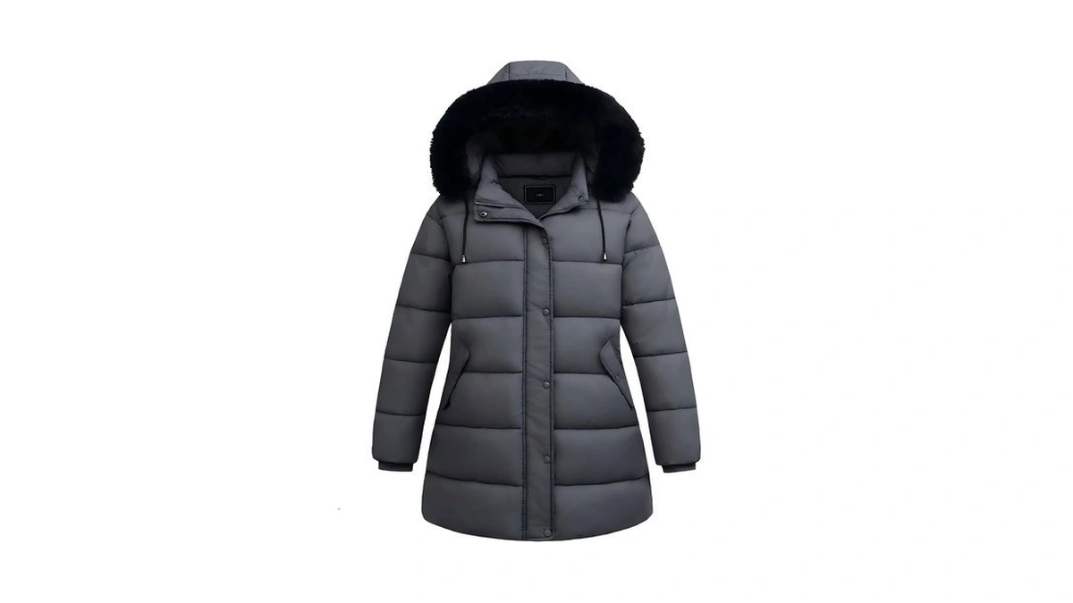 Pefflarge Women's Plus Size Down Coat