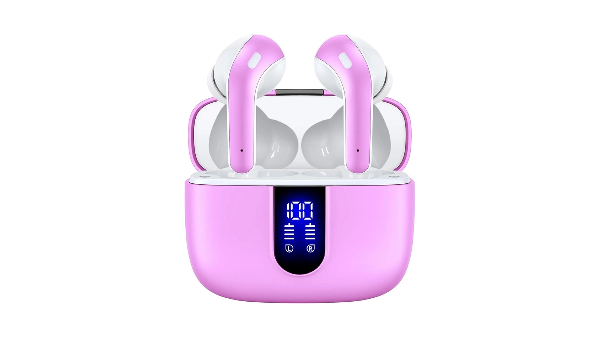 Tagry Bluetooth Headphones True Wireless Earbuds 60h Playback Led Power