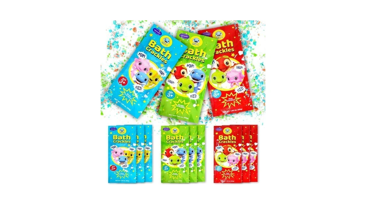 Swcandy Bath Crackles For Kids 12 Pack Sensory Bath Toys