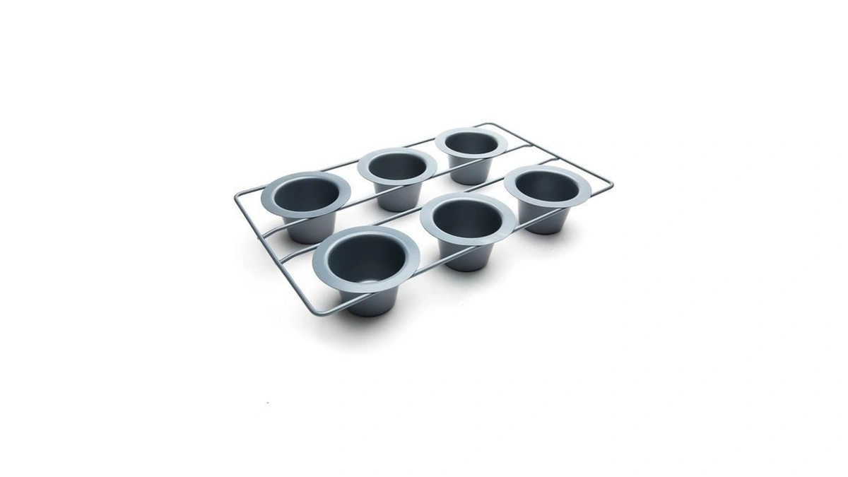 Fox Run Non-stick Popover Pan, 6 Cup Yorkshire Pudding Pan,