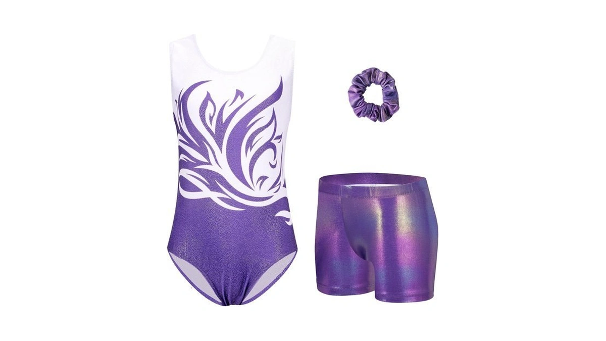 Zaclotre Gymnastics Leotards For Girls Sparkl...