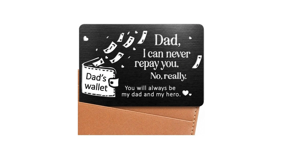 Wallet Card Gift For Dad Father, Funny Dad Gifts For