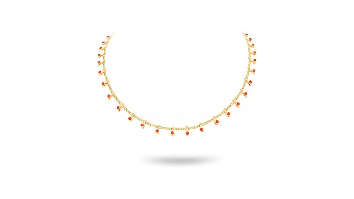 Montana West Wrangler Gold Plated Choker Necklace, Western Beaded Jewelry