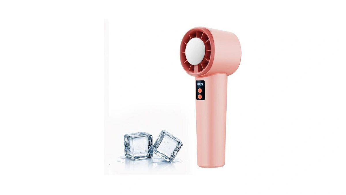 Hopecharm Portable Handheld Fan, Mini Rechargeable Personal Hand Fan