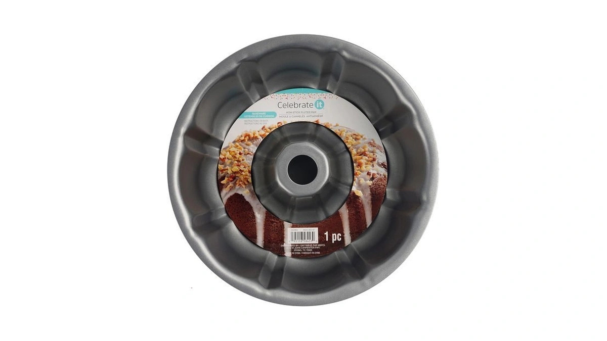 Wilton Gold Non-stick Fluted Tube Cake Pan, Made Without Pfas,