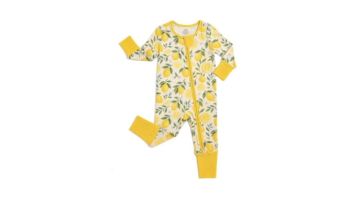 Tulivie Ultra-soft Bamboo Viscose Footie Jumpsuit For Baby Boys &