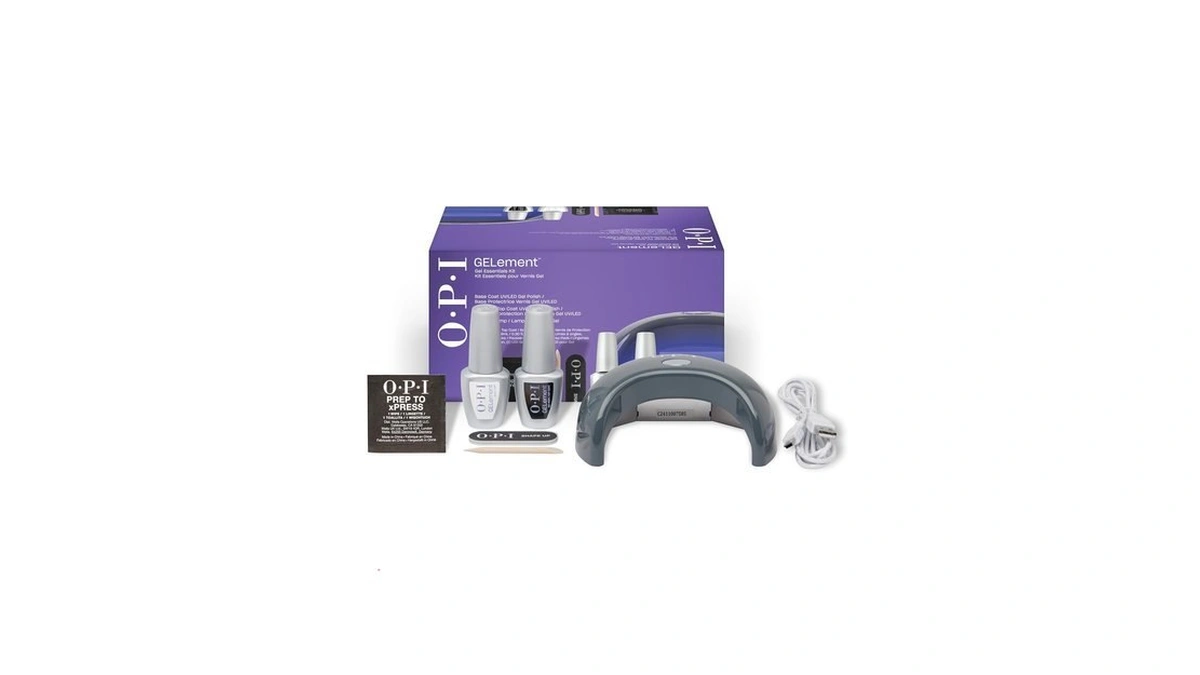 Opi Gelement Starter Kit | Base, Top Coat, Led Curing