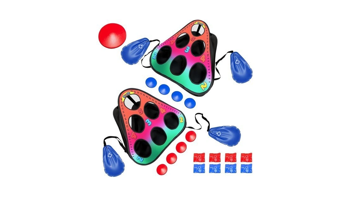 Ludehem 2 Pack Corn Hole Boards Set,corn Hole Games For