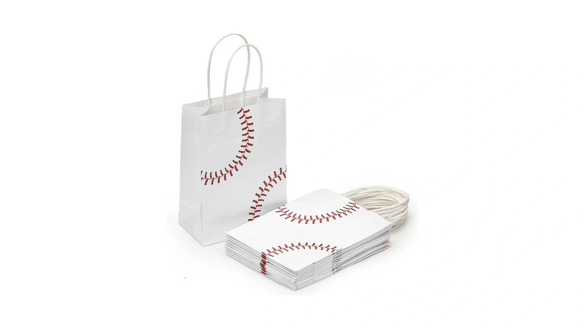 Baseball Party Favors Bags, 12pcs Small Gift Bags, Birthday Decorations