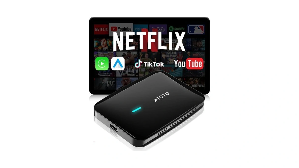 Myatoto Magic Carplay Box, Wireless Carplay Adapter Supports For Netflix/youtube/tf