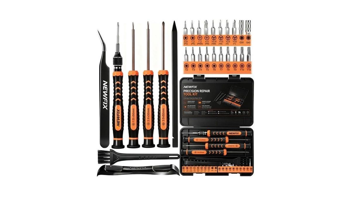 Newfix 30pcs Magnetic Precision Screwdriver Set,cleaning Repair Tool Kit For