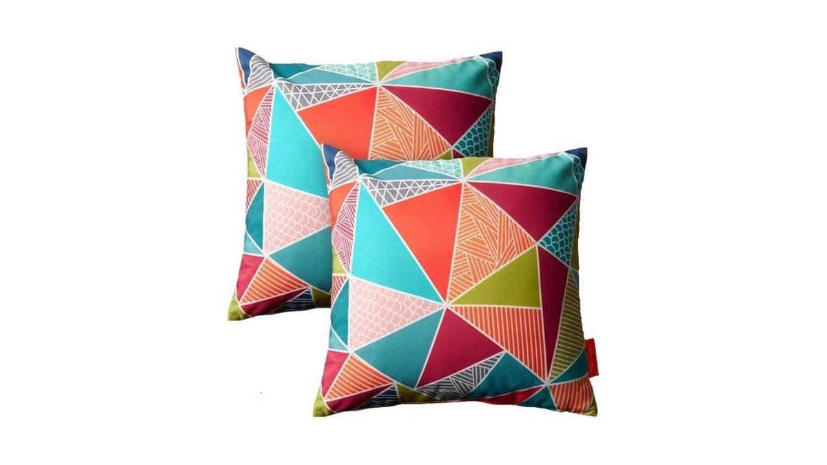 Modway Outdoor Indoor Two All Weather Patio Throw Pillows In