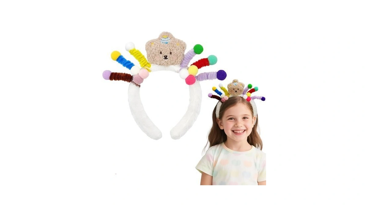Mykurs Headband For Kids & Girls, Crazy Hair Day Accessories