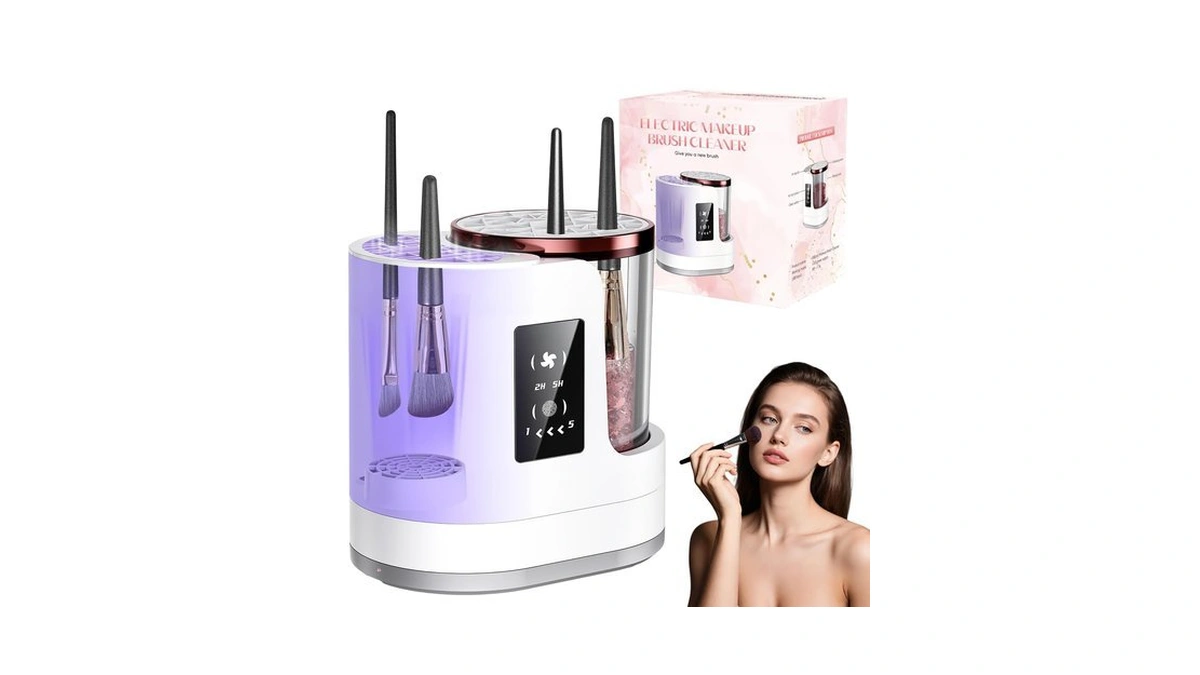 Electric Makeup Brush Cleaner And Dryer Machine 3-in-1 Automatic Deep