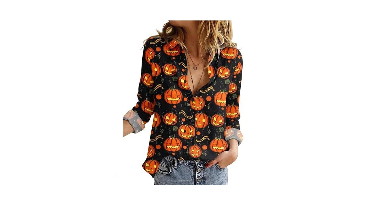 Vilove Halloween Shirt Women Hocus Pocus Shirts Halloween Witch Tee
