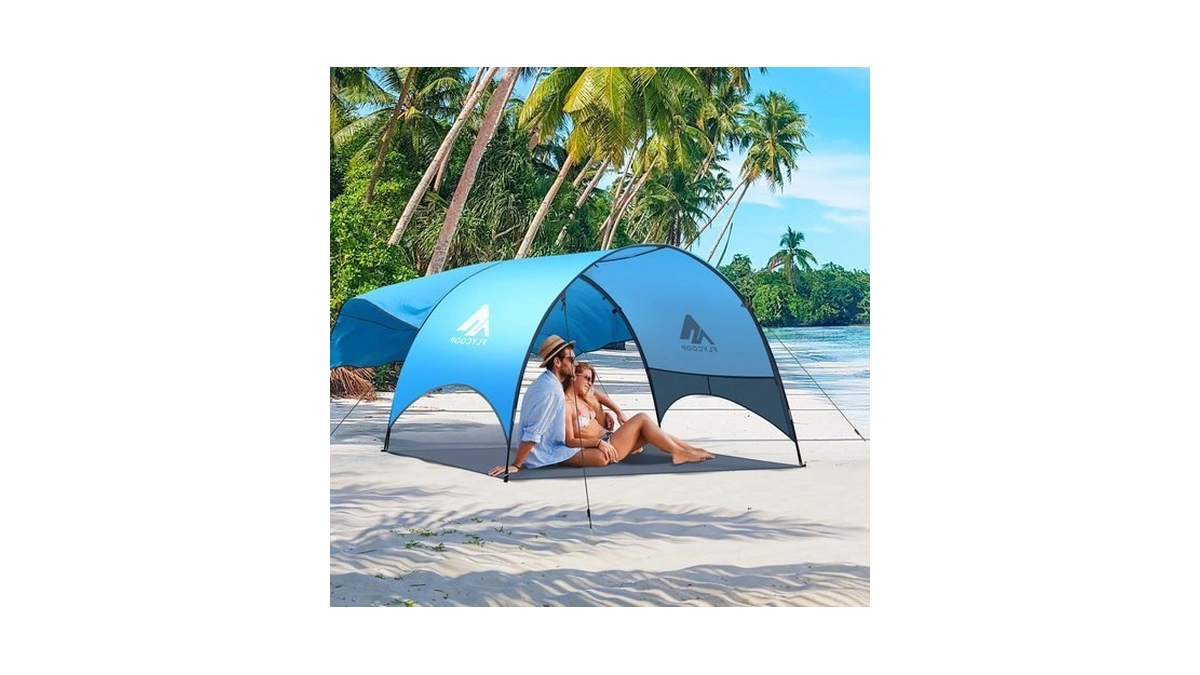 Beach Tent Beach Shade Canopy Compact Fold Ow...