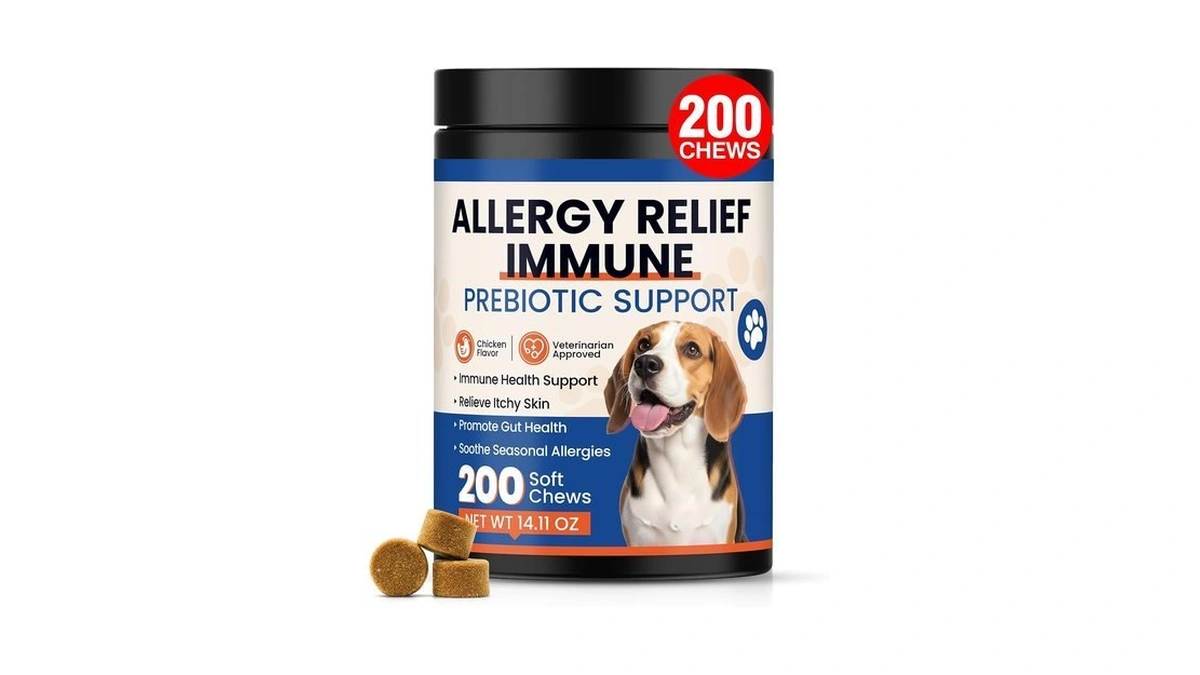 Dog Allergy Chews 200 Ct - Itch Relief For Dogs