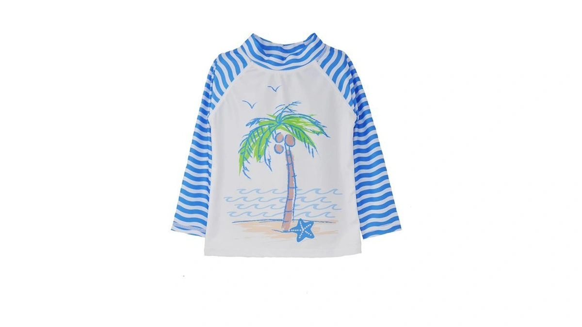 Flap Happy Infant And Toddler Graphic Rash Guard Swim Top