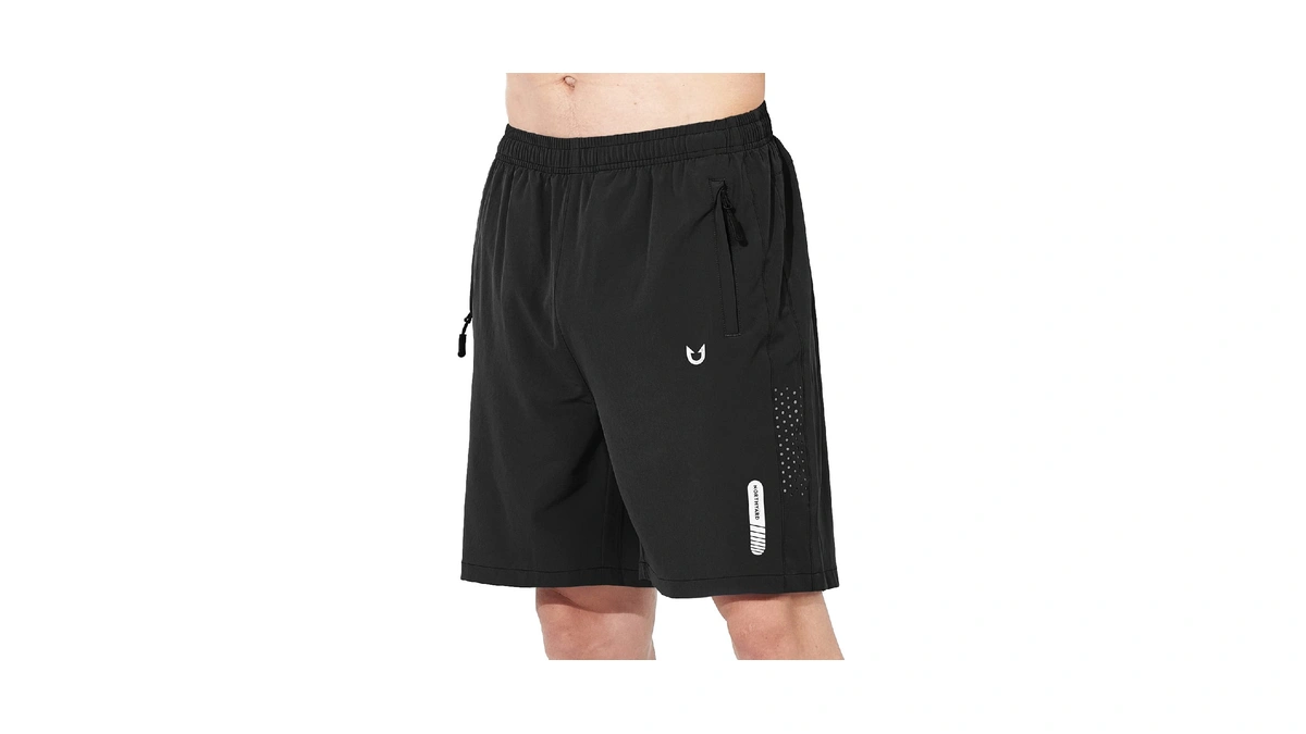 Northyard Men's Athletic Running Shorts Gym Workout 7"/9"/5" Zipper Pockets