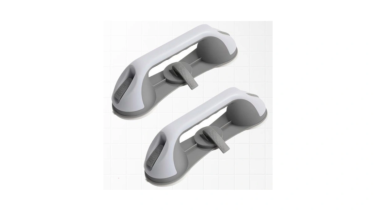 2pcs Suction Shower Grab Safety Handles Bars For Seniors &