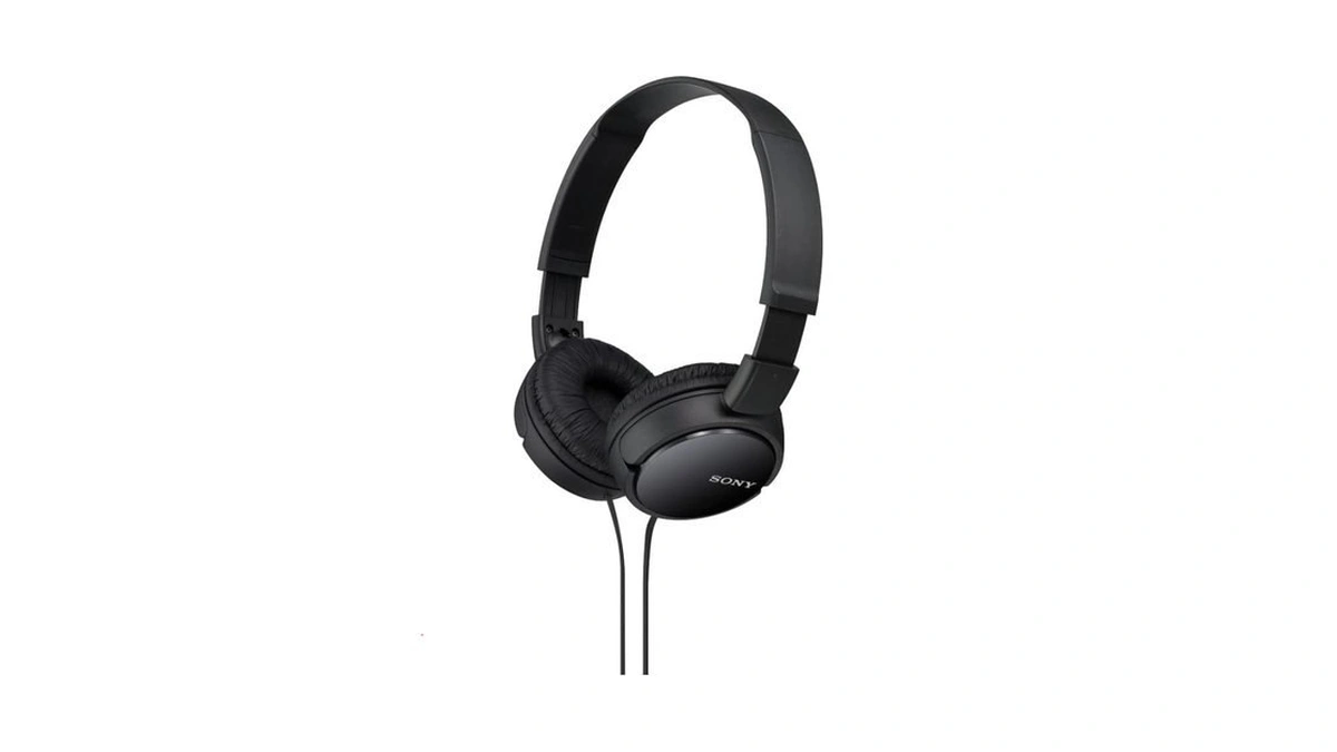 Sony Zx Series Wired On-ear Headphones, Black Mdr-zx110