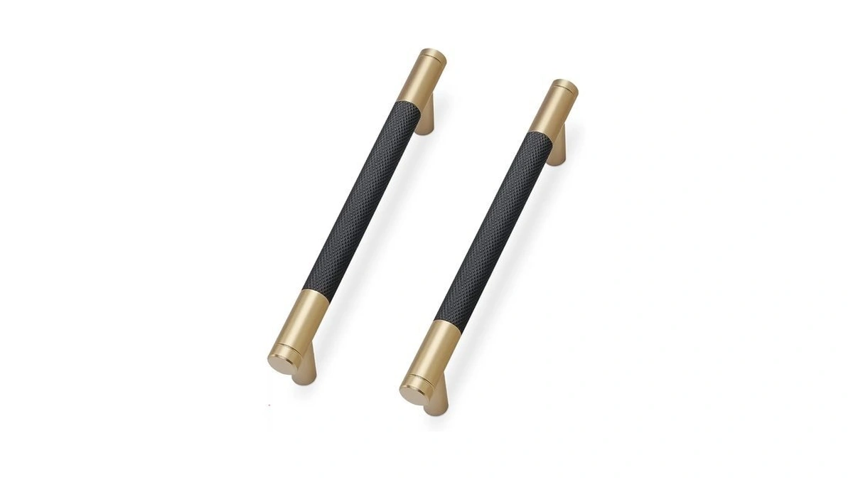 Komotia 10 Pack Matte Black And Champagne Bronze Cabinet Pulls