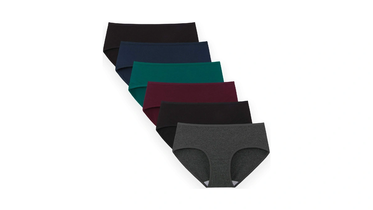 Innersy Womens Underwear Cotton Hipster Panties Regular & Plus Size