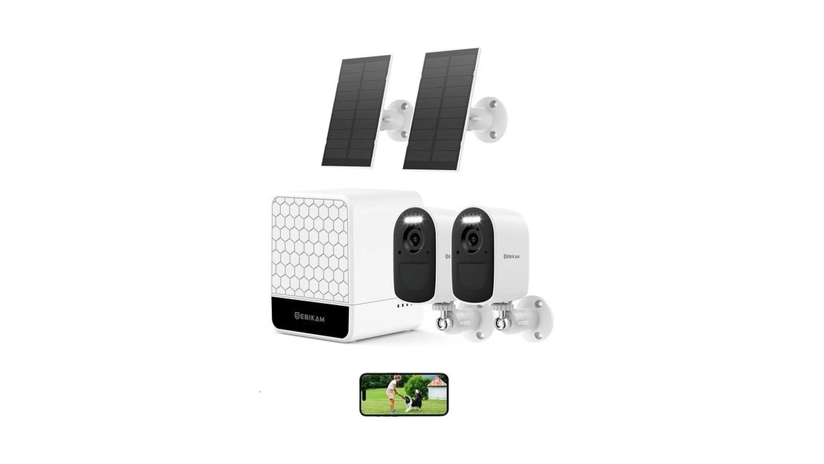 Sebikam 4mp Wireless Outdoor Security Camera System, 2 Pcs 2k