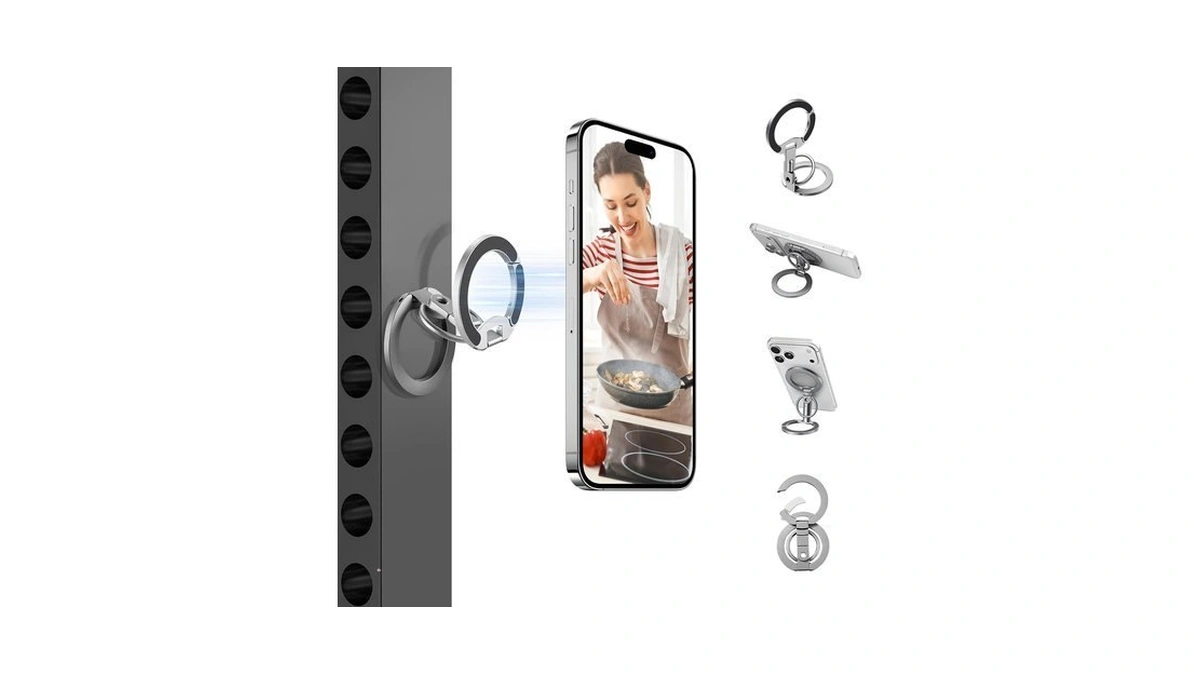 Magnetic Phone Holder, Phone Grip For Magsafe, N52 Dual-sided 360°