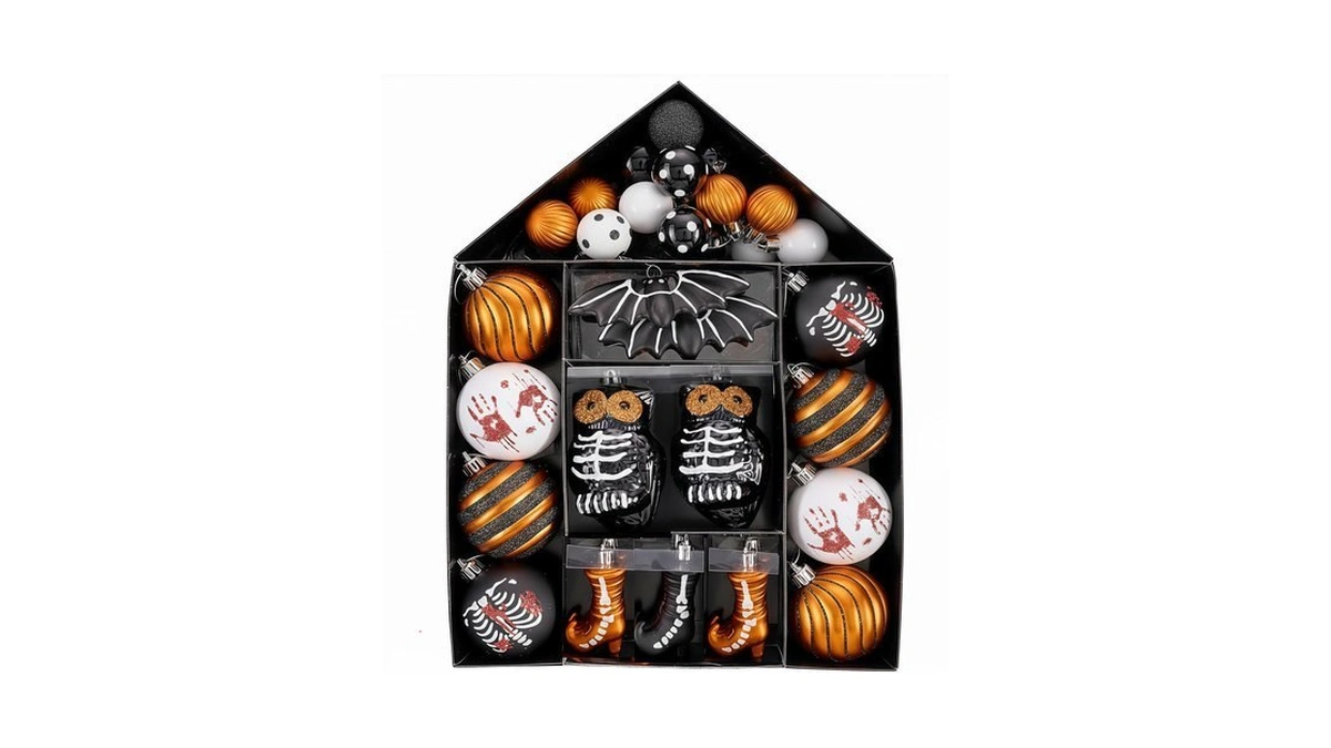 Valery Madelyn 40ct Halloween Ornaments Shatterproof Tree Decoration Indoor