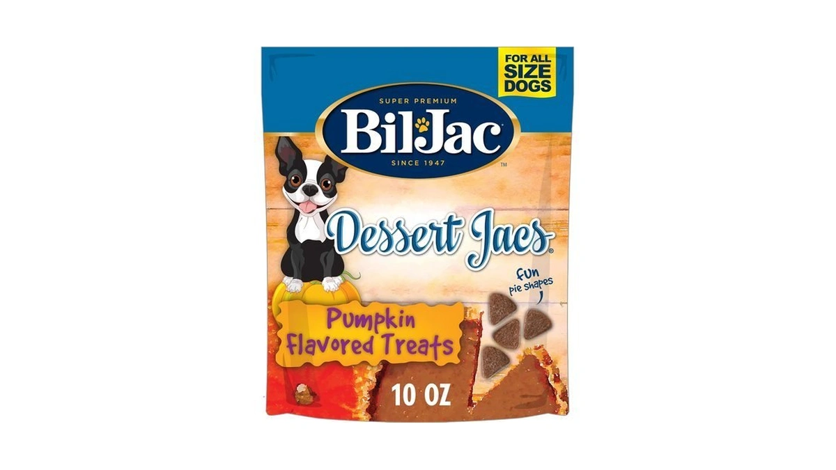 Bil-jac Dessert Jacs Soft Dog Treats With Pumpkin Flavor |