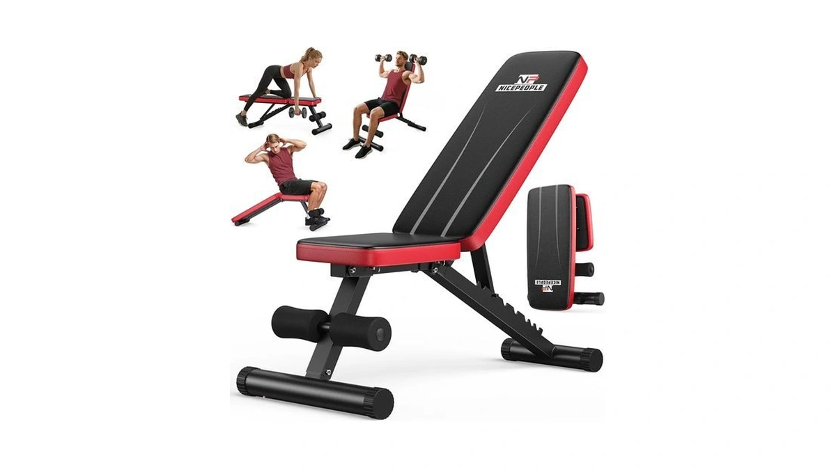 Nicepeople Adjustable Weight Bench For Home Gym, 660lbs Capacity Workout