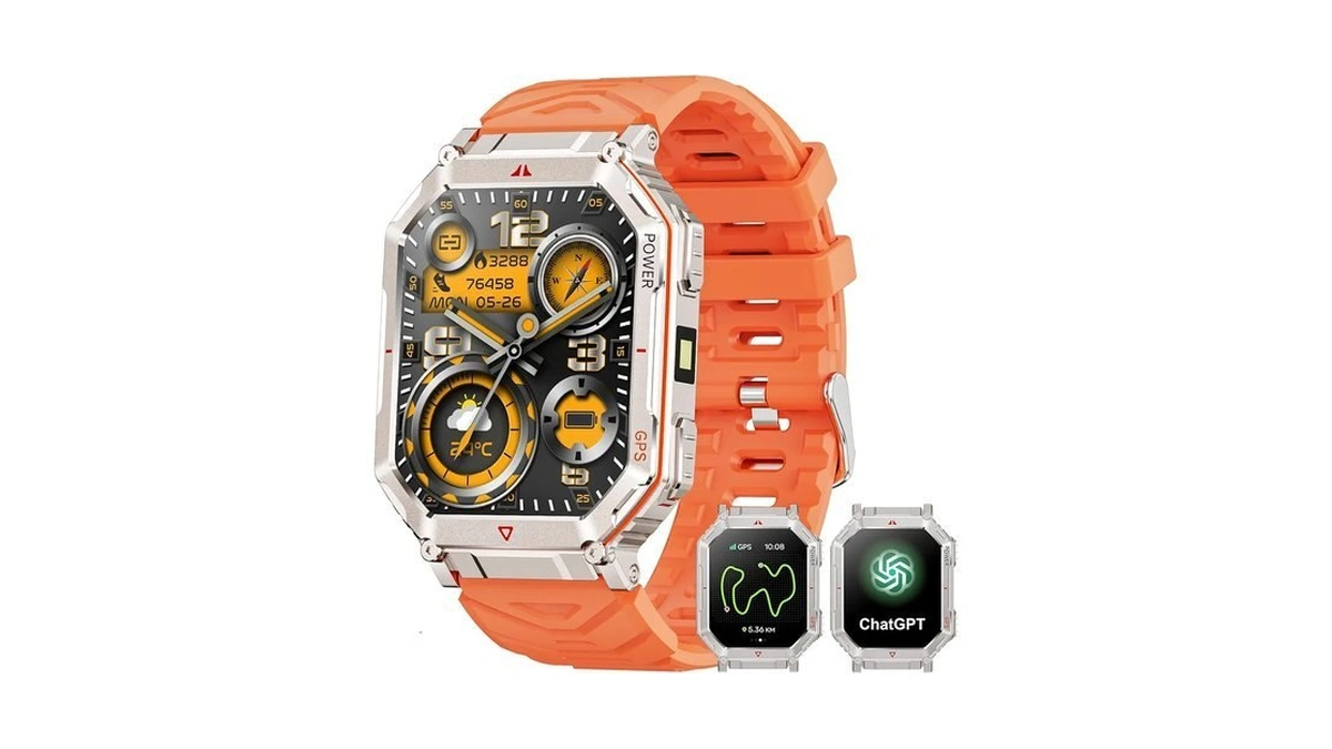 Military Smart Watches For Men With Gps,compass,2.01" Hd Display Bluetooth