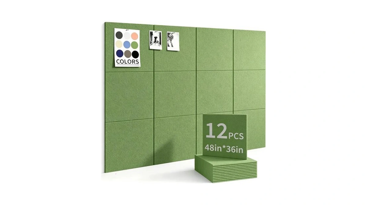 48" X 36" Cork Board Alternative, 12 Pack Felt Bulletin