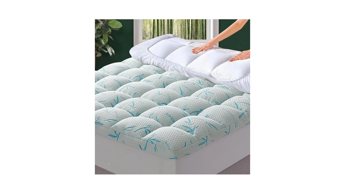 4 Inch Mattress Topper Memory Foam Cooling Bamboo Full Size