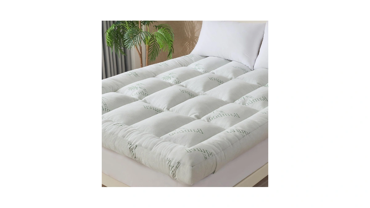 Whatsbedding 5 Inch Memory Foam Mattress Topper Queen For Back