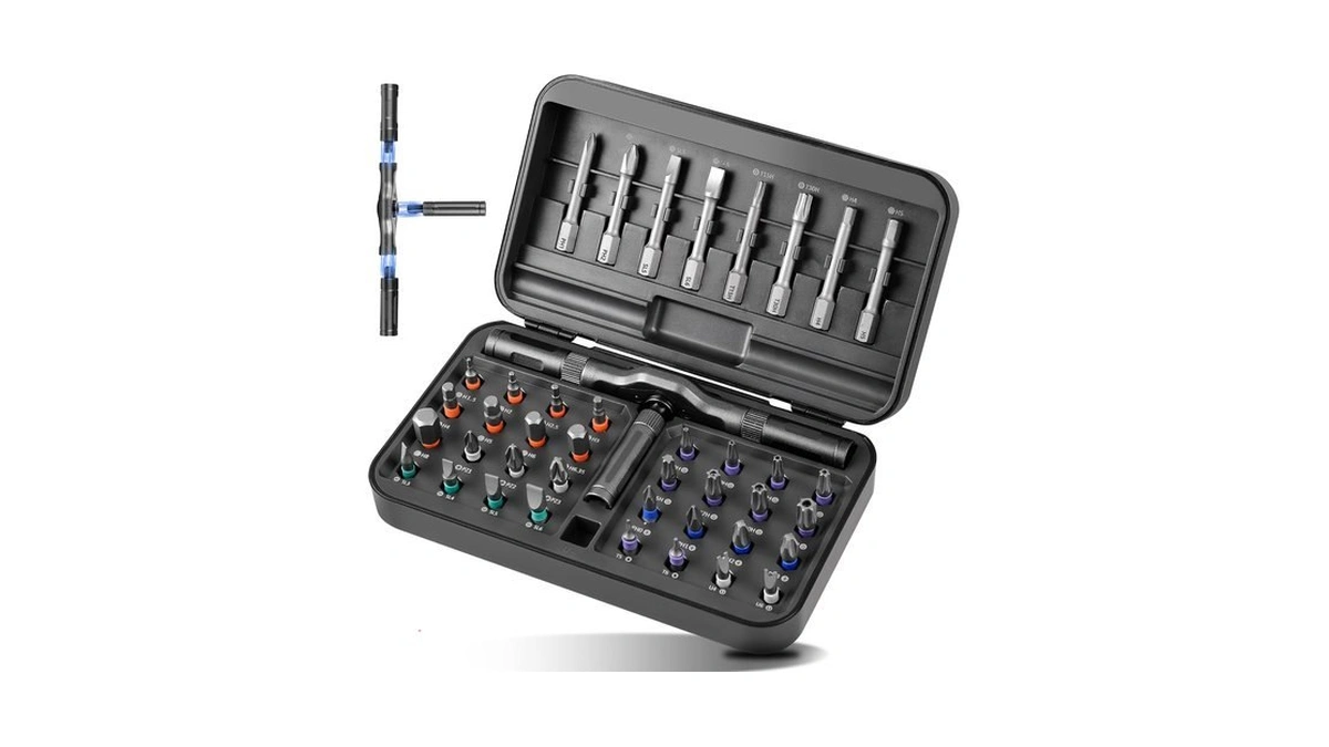 42 In 1 Magnetic Screwdriver Set With Ratcheting Handle |
