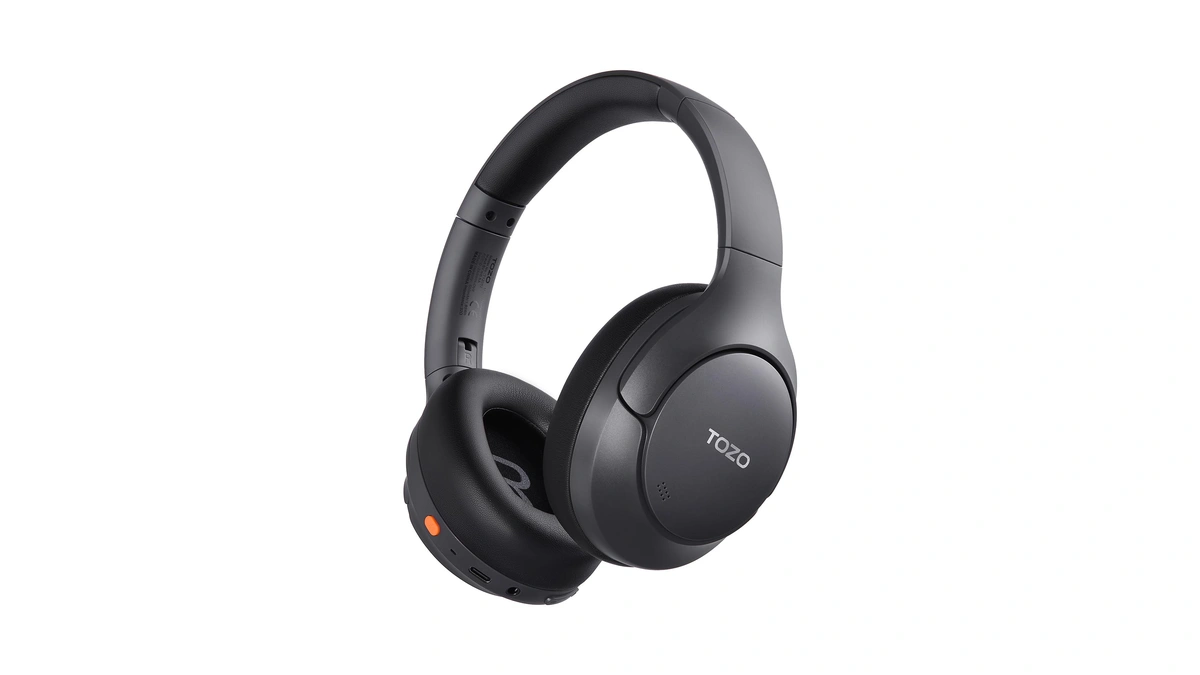 Tozo Ht3 Hybrid Noise Cancelling Wireless Headphones, 90h Over Ear