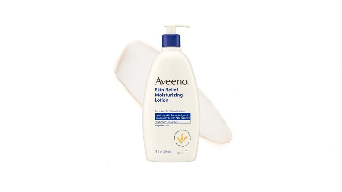 Aveeno Skin Relief Moisturizing Body Lotion Heals Very Dry, Sensitive