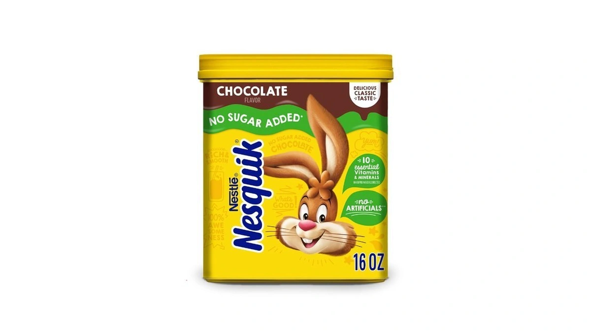 Nesquik No Sugar Added Chocolate Milk Mix Powder, 16 Oz
