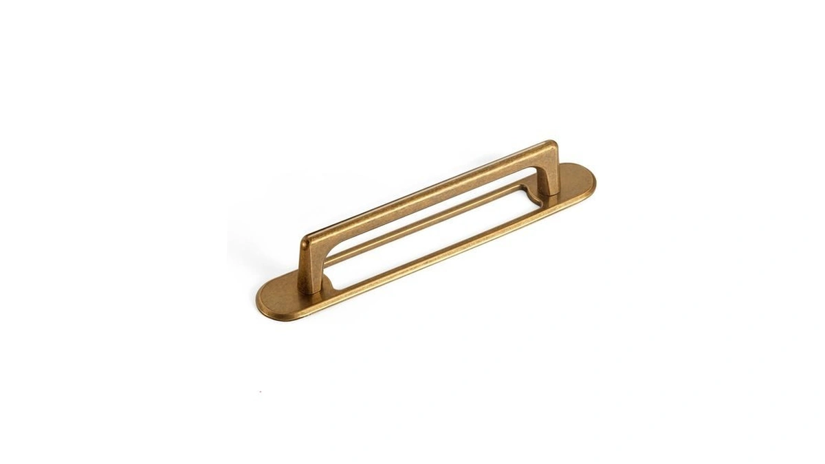 Goo-ki 2 Packed Antique Brass Cabinet Pulls With Filigree ​backplate-affordable