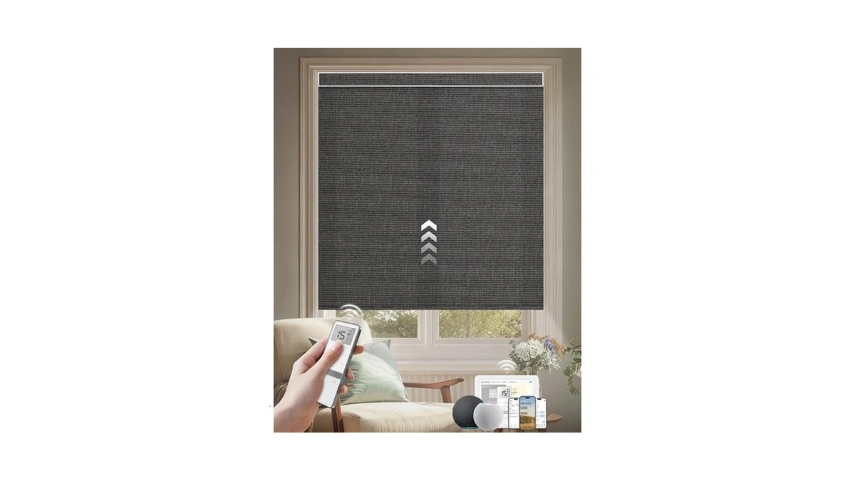 Kincmo Motorized Blinds With Remote, App, Voice Control - Light